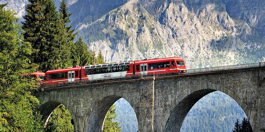Riding the Mont Blanc Express to Chamonix, France