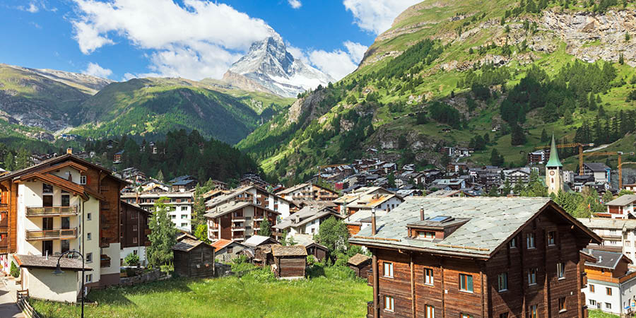 Viewing the Matterhorn from Zermatt