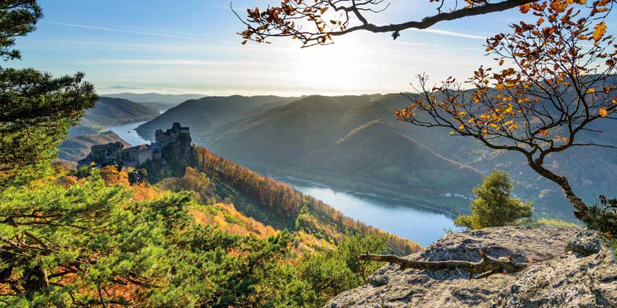 Admiring the Wachau Valley