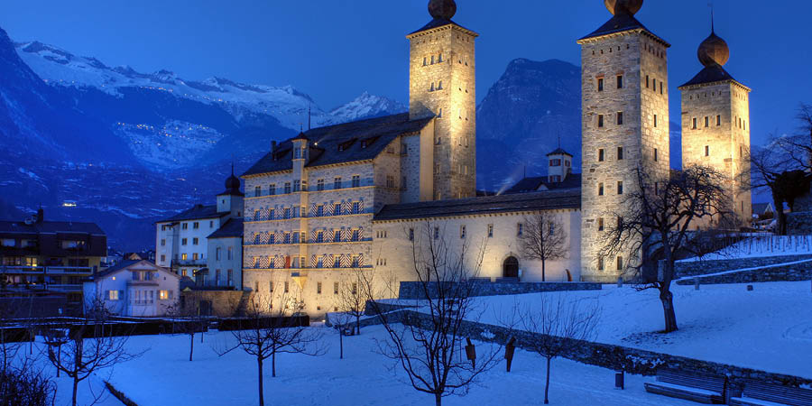 Discovering Brig and Chur at wintertime